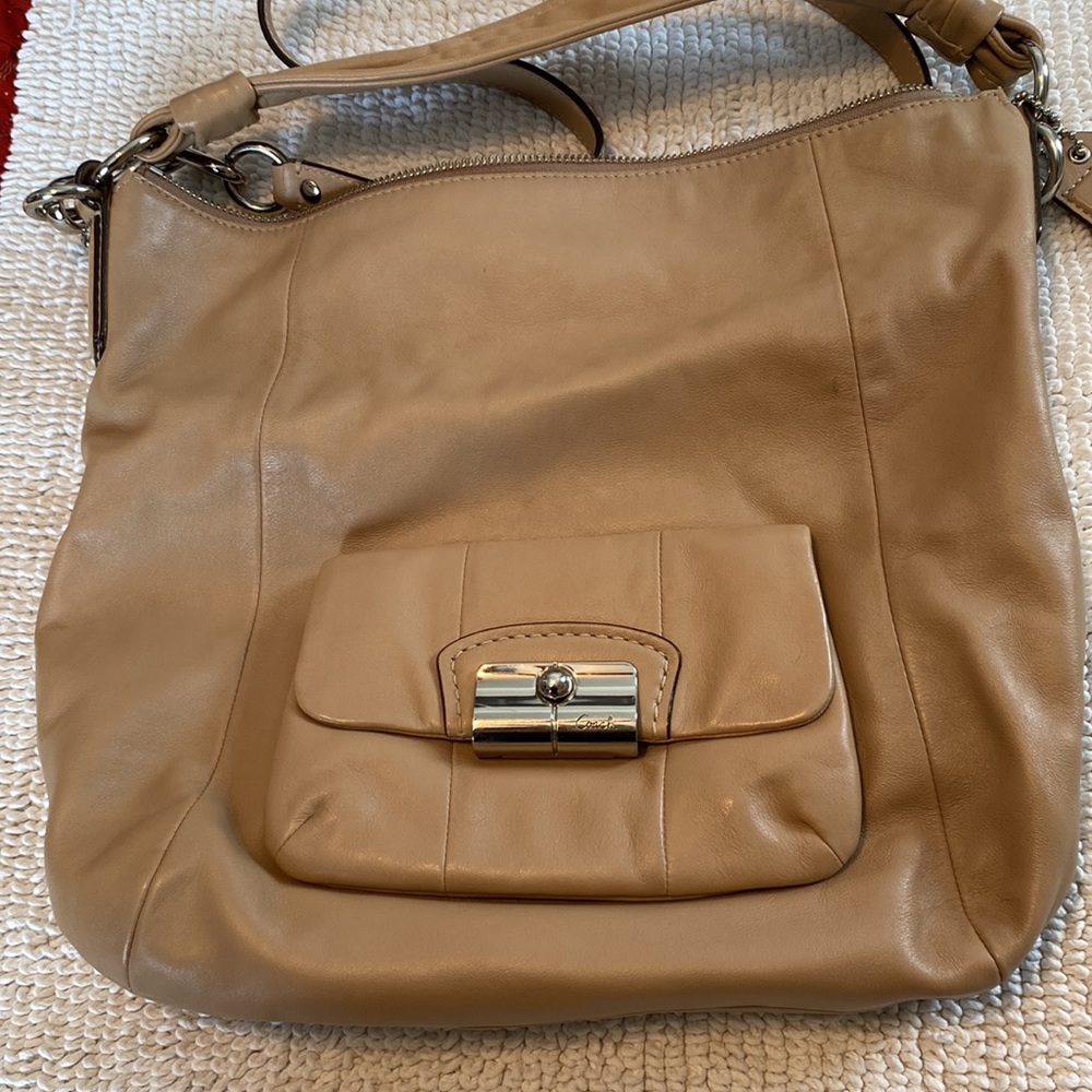 Coach leather purse